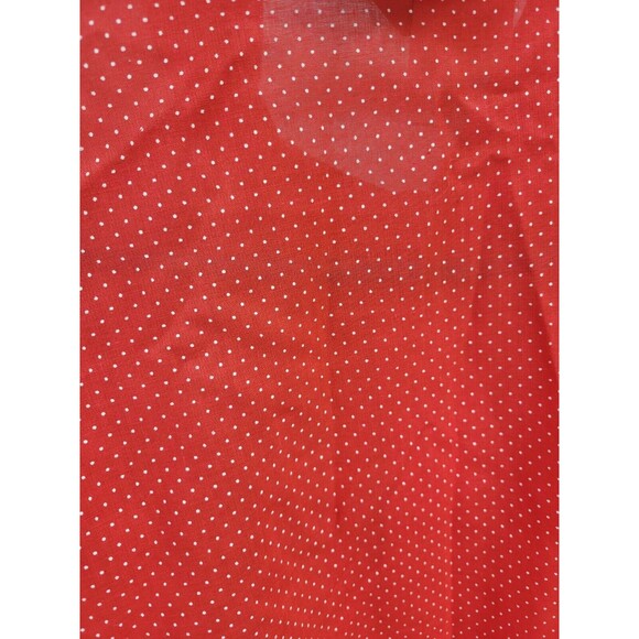 Vintage Jasara Size 22W RED‎ Poke A Dot Short Sleeve Blouse Button - Picture 5 of 6